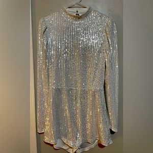 Sequin romper size large